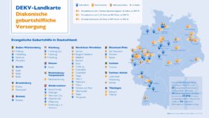 Landkarte Geburtshilfliche Versorgung